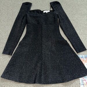 Elliatt black sparkly mini dress